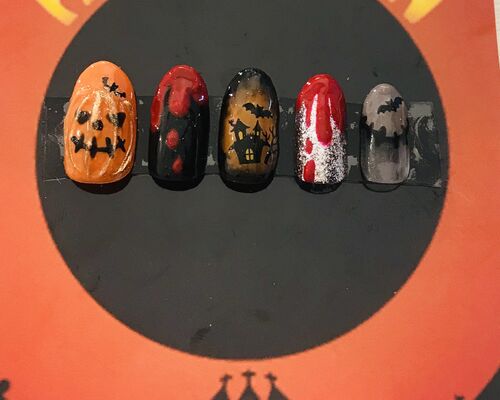 ハロウィンネイル